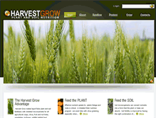 Tablet Screenshot of harvestgrow.com